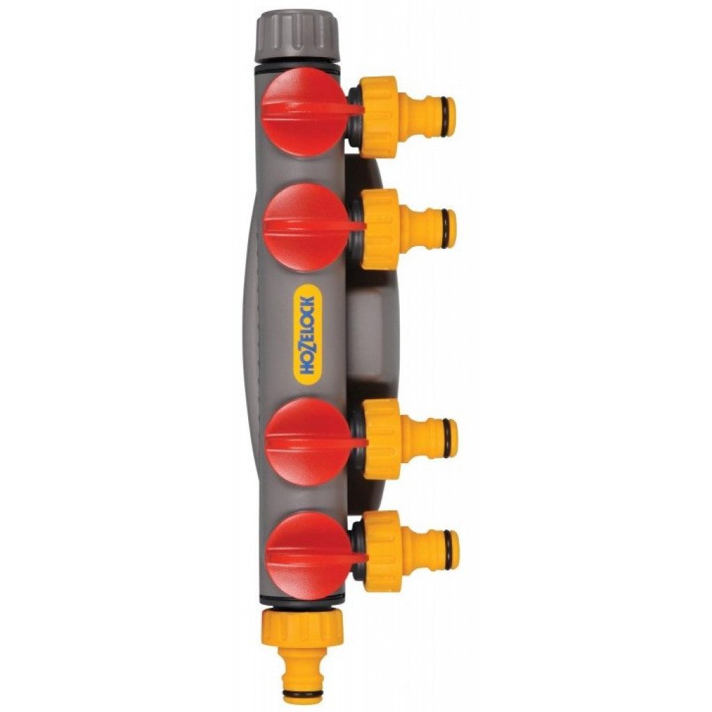Hozelock 4ra Stúta Slöngutengi (4-Way Tap Connector)