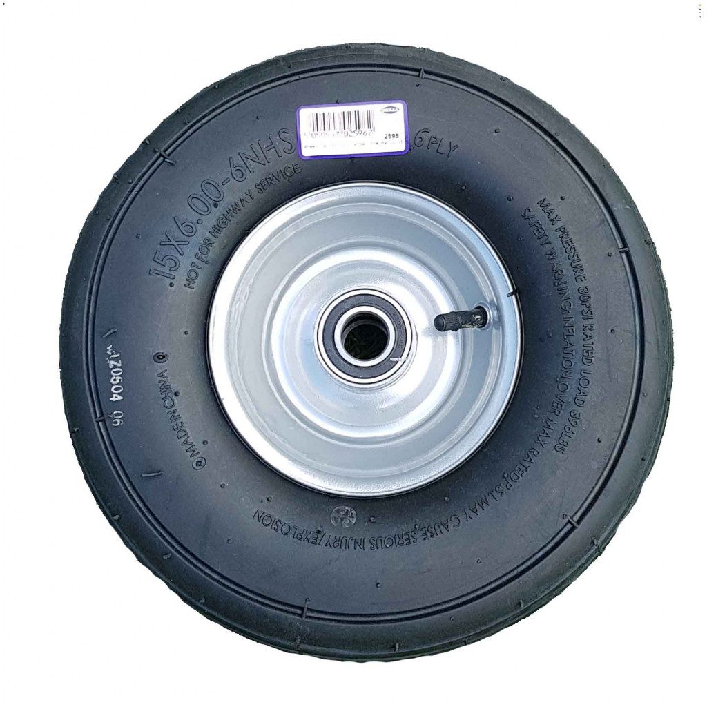Hjól kpl. 15x6,00-6 m.lofti