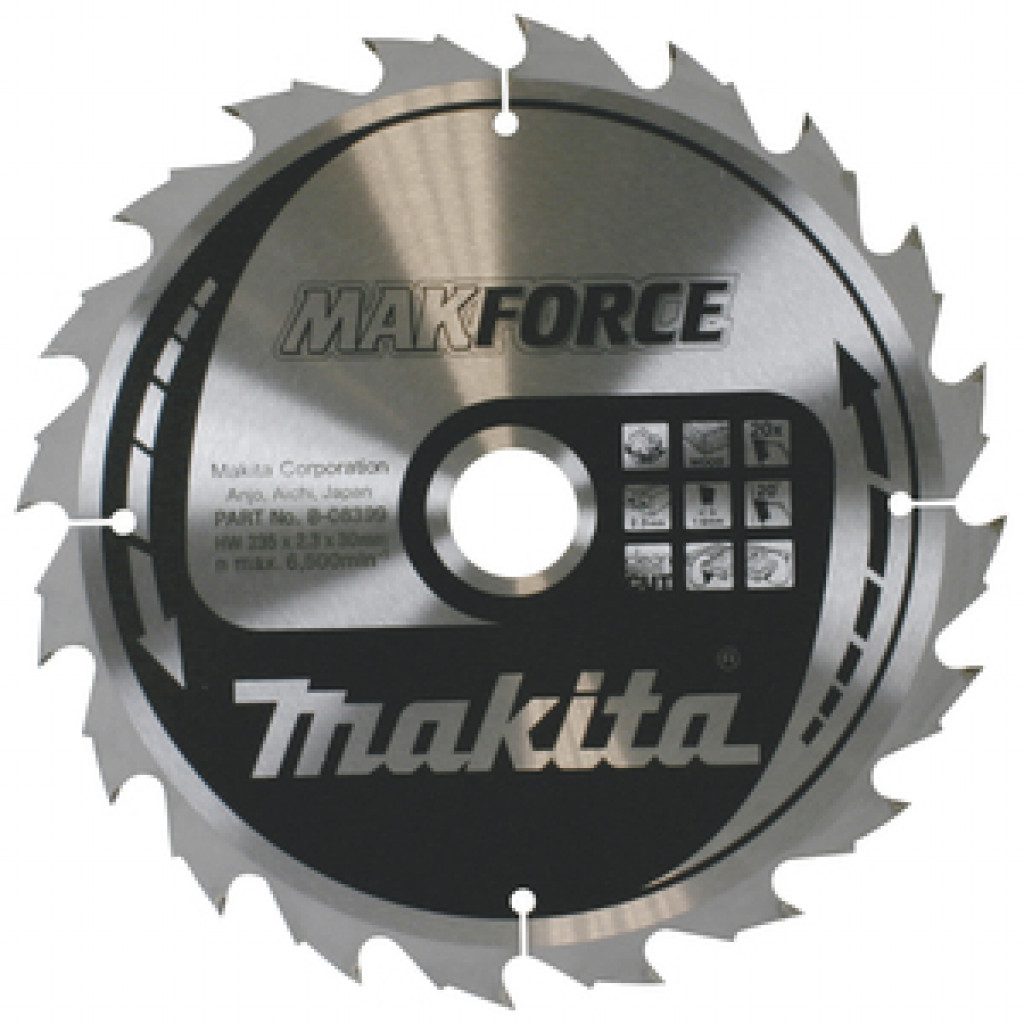 MAKITA Sagarblað Makforce TCT 190 x 30 mm - 24 T - Viður