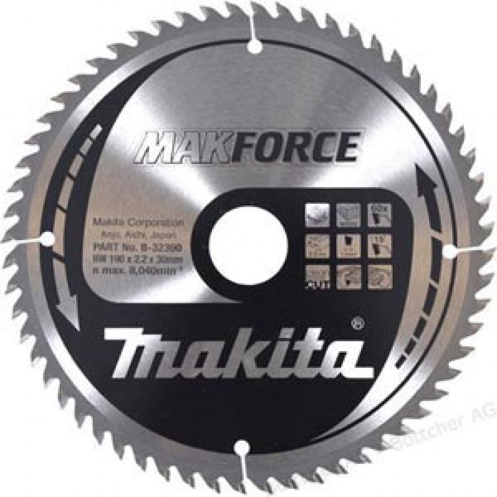 MAKITA Sagarblað Makforce TCT 190 x 30 mm - 60 T - Viður