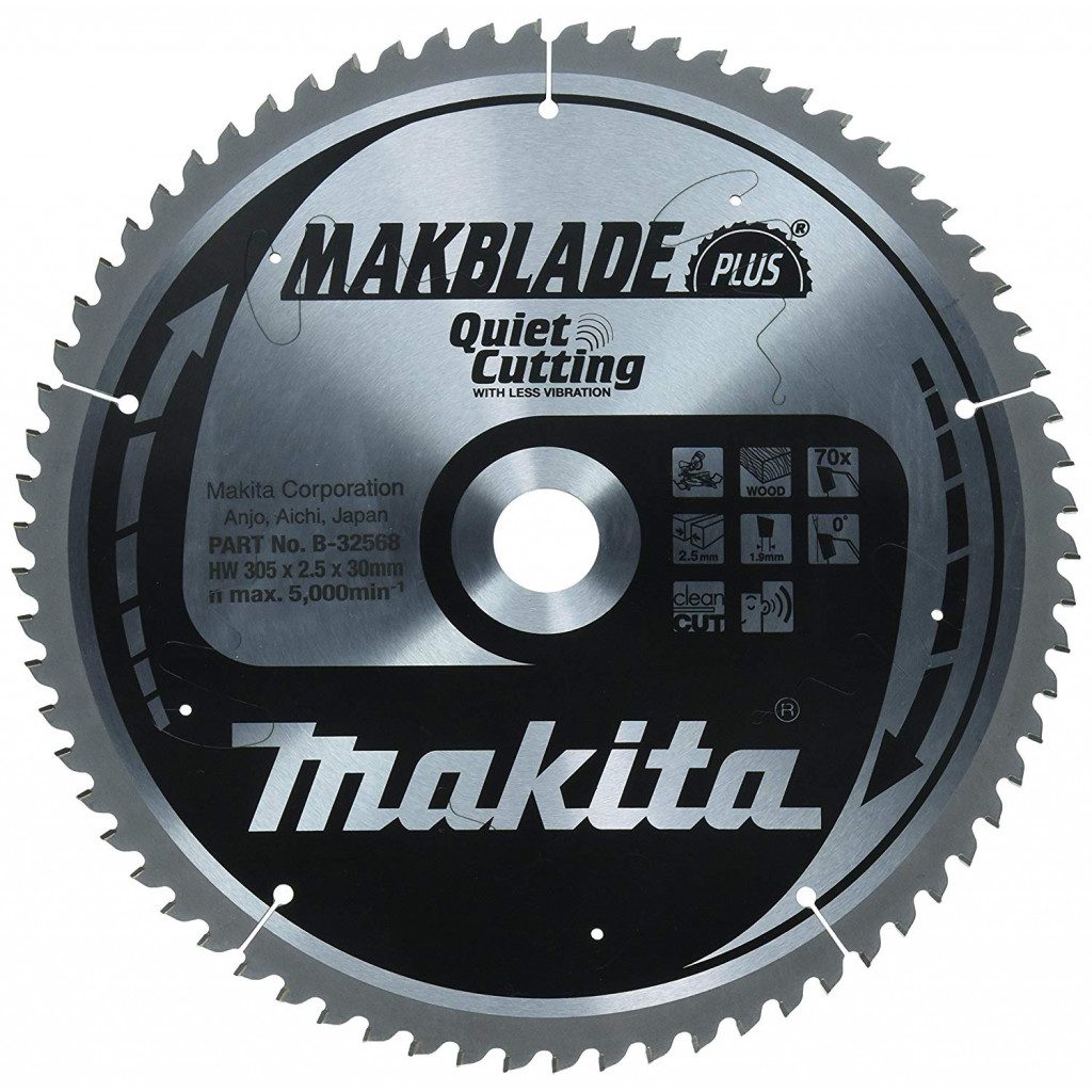 MAKITA Sagarblað Makblade Plus TCT 305 x 30 mm - 70 T - Viður (Quiet cutting)