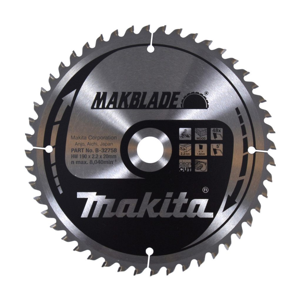 MAKITA Sagarblað Makblade TCT 190 x 20 mm - 48 T - Viður