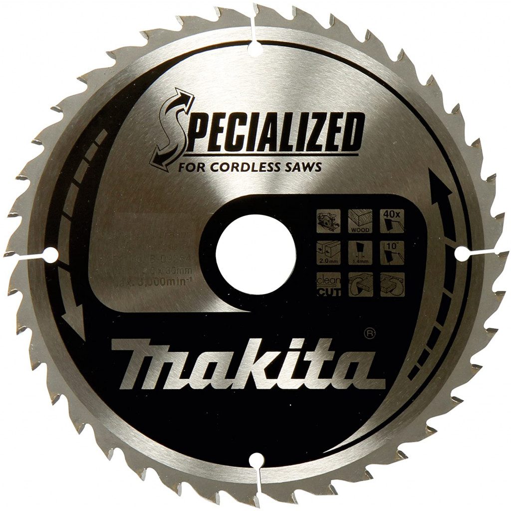MAKITA Sagarblað Specialized TCT 165 x 20 mm - 40T - Viður