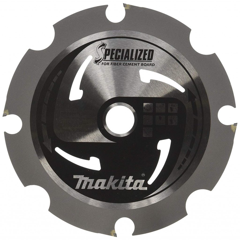 MAKITA Sagarblað Specialized PCD 165 x 20 mm - 4T - Viroc (Fiber Cement Board)