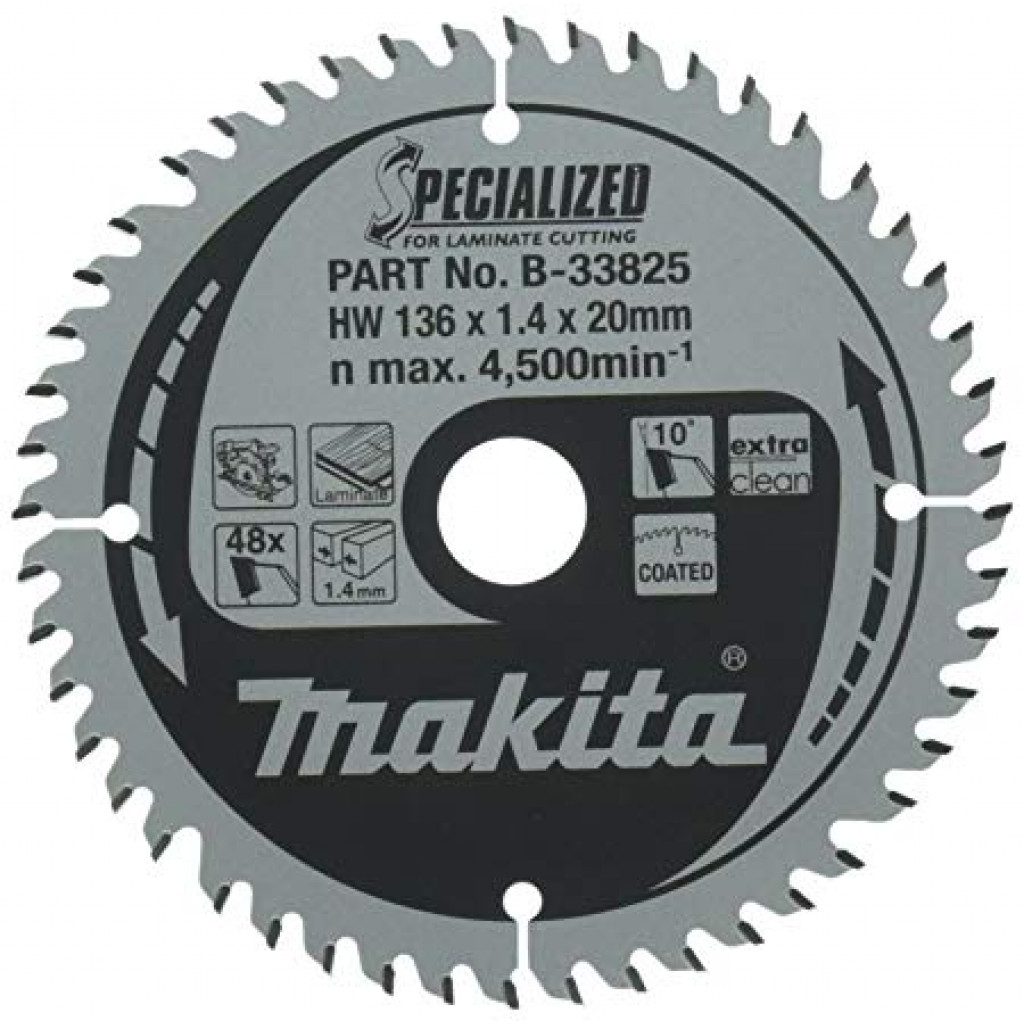 MAKITA Sagarblað Specialized TCT 136 x 20 mm - 48T - Parket