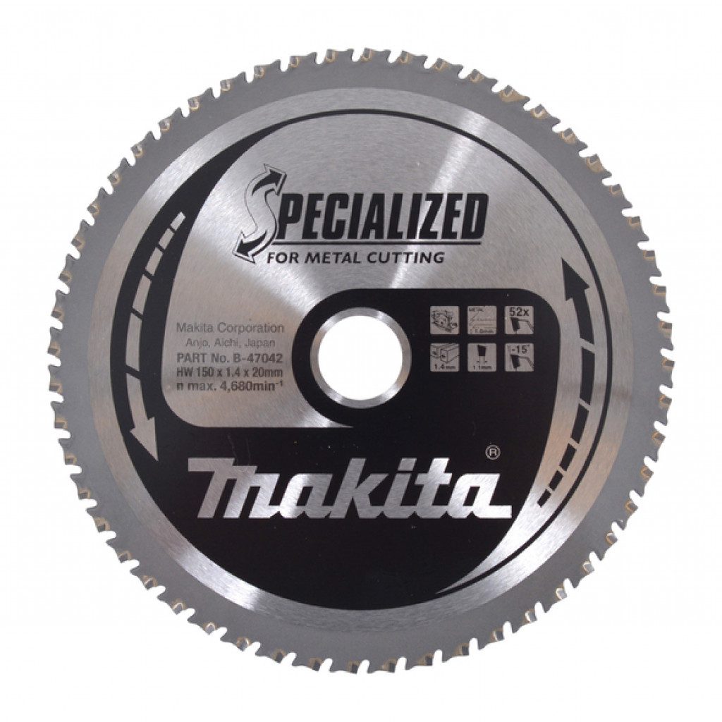 MAKITA Sagarblað Specialized TCT 150 x 20 mm - 52T - Járn