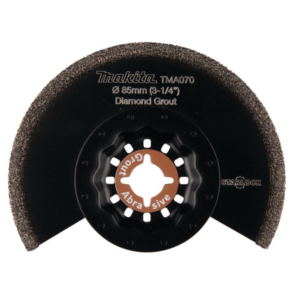 MAKITA TMA070 Multiblað 85mm Hálfmáni Demantur Fúga/Flísar Starlock