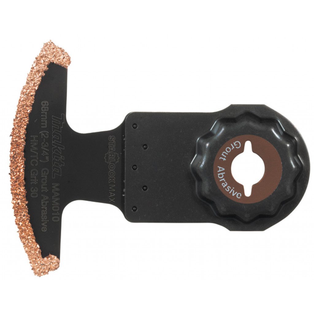 MAKITA MAM010 Multiblað 68 Karbítur Fúga, Flísar 30Grit Starlock Max