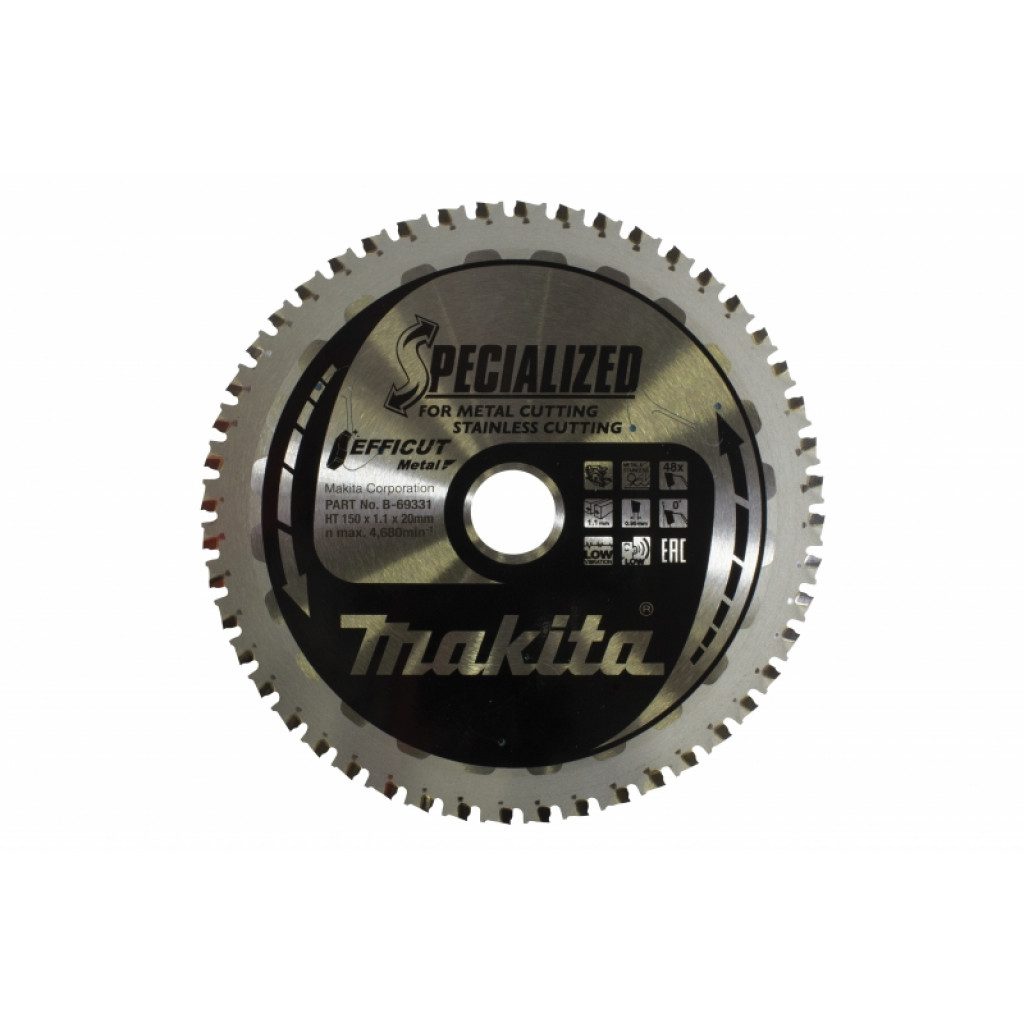 MAKITA Sagarblað Efficut TCT 150 x 20 mm - 48T - Járn