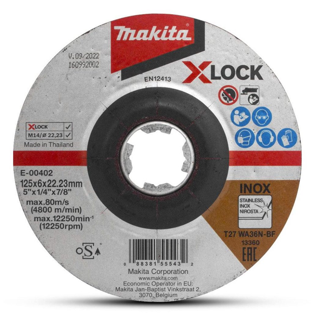 X-Lock Skurðarskífa 125mm Stál