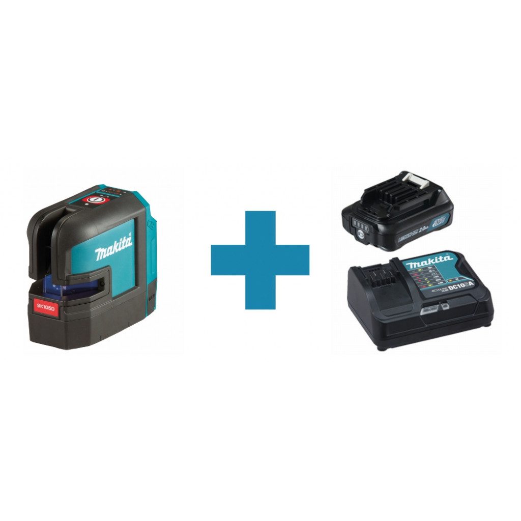 MAKITA Rauður Kross-línu laser