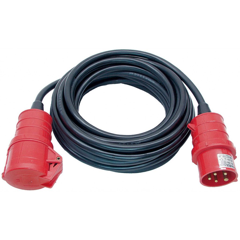 CEE Framlengingarsnúra 25m G4,0 - 400V/32A