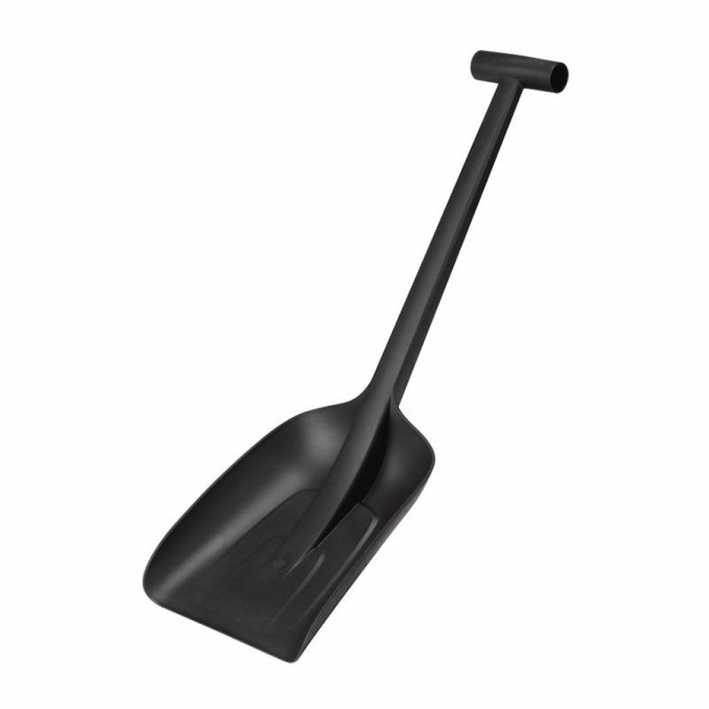Bílskófla Solid svört plast