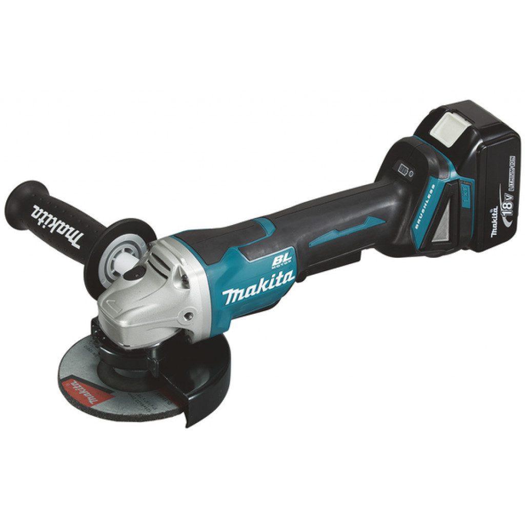 MAKITA Slípirokkur 125mm 18V + Rafhlaða