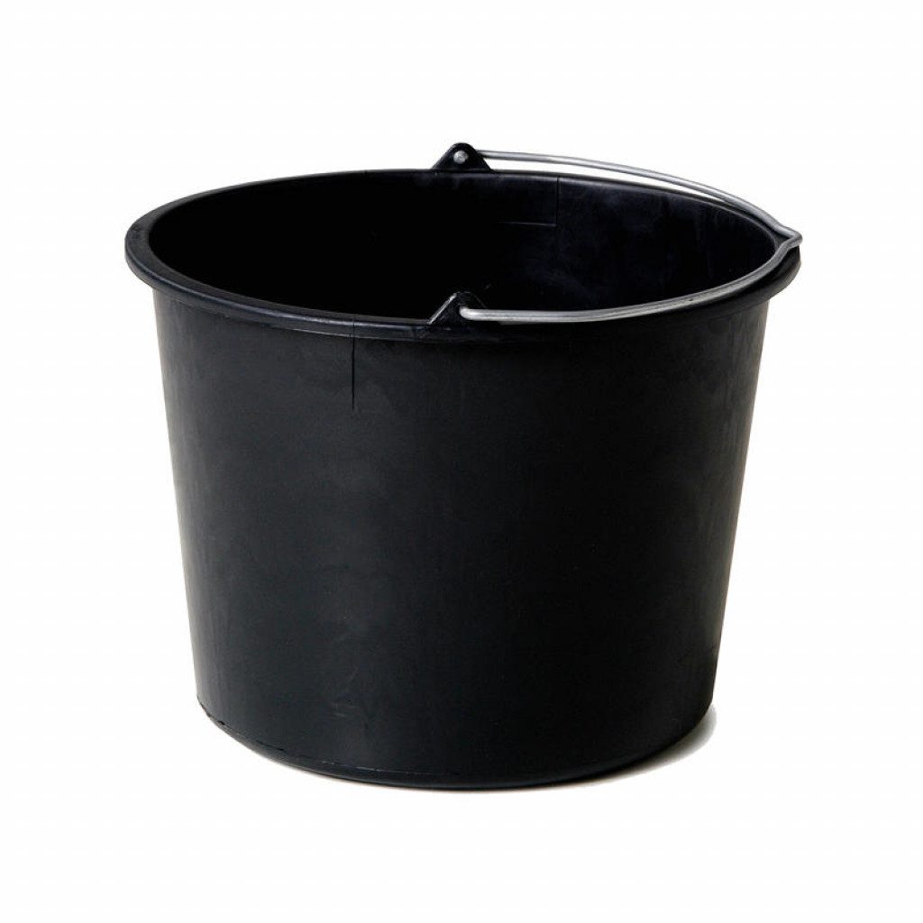Múrfata 12ltr. svört