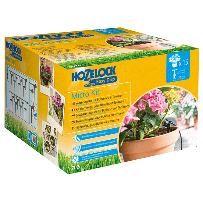 Hozelock Vökvun Micro kit "Easy-Drip" 4mm