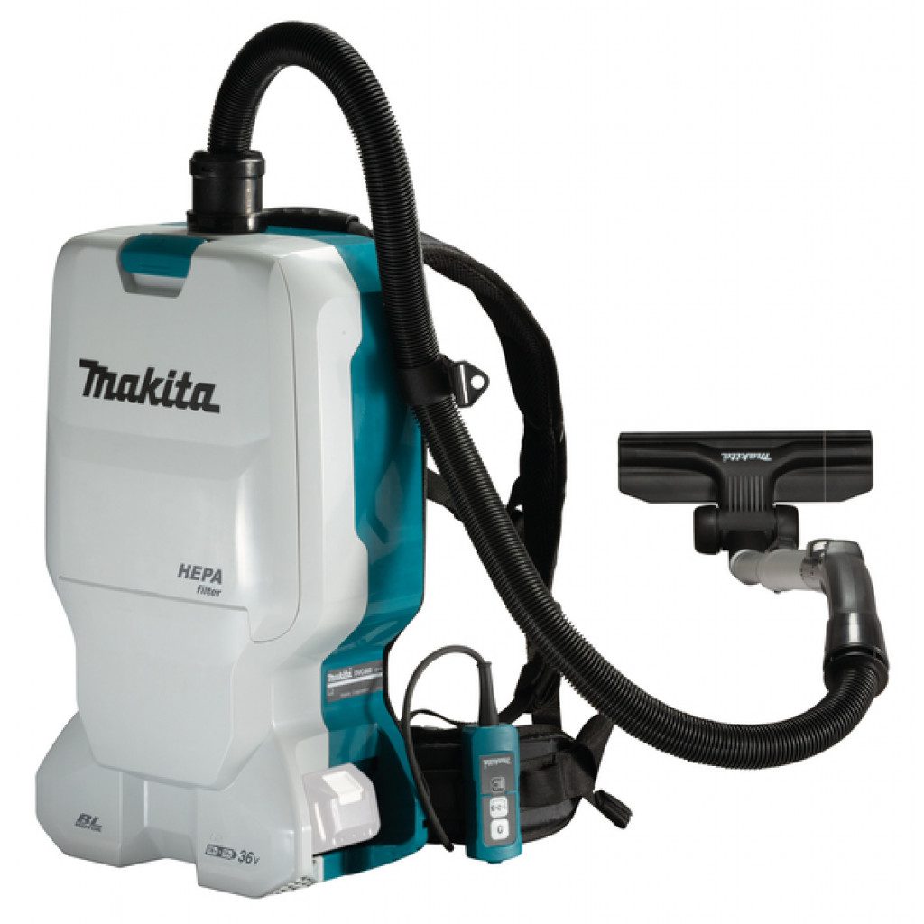 MAKITA 2x18V Bakryksuga 110 mbar - 6 liter - HEBA
