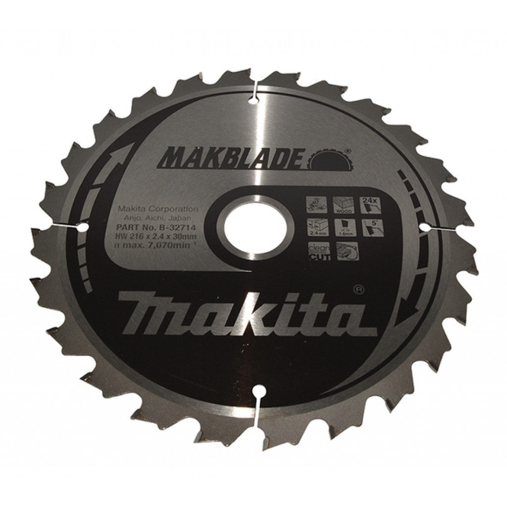 MAKITA Sagarblað Makblade TCT 216 x 30 mm - 24 T - Viður