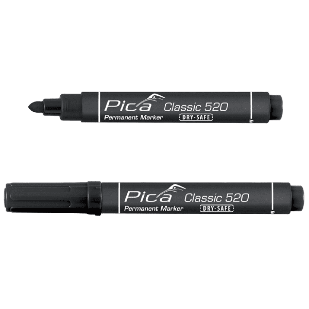Pica 520 Tússpenni fine Svartur 1-4mm