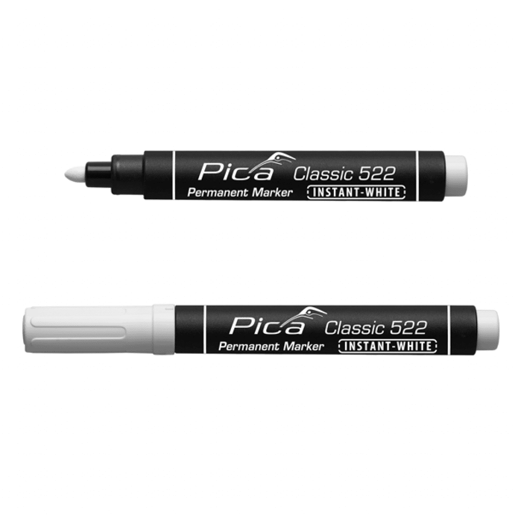 Pica 522 Tússpenni fine Hvítur 2-4mm