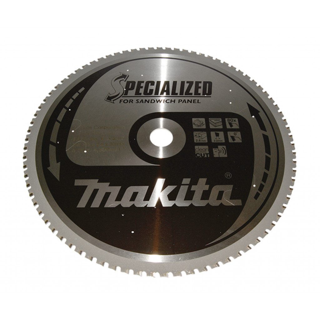 MAKITA Sagarblað Specialized TCT 355 x 30 mm - 80T - Yleiningar (Sandwich Panel)