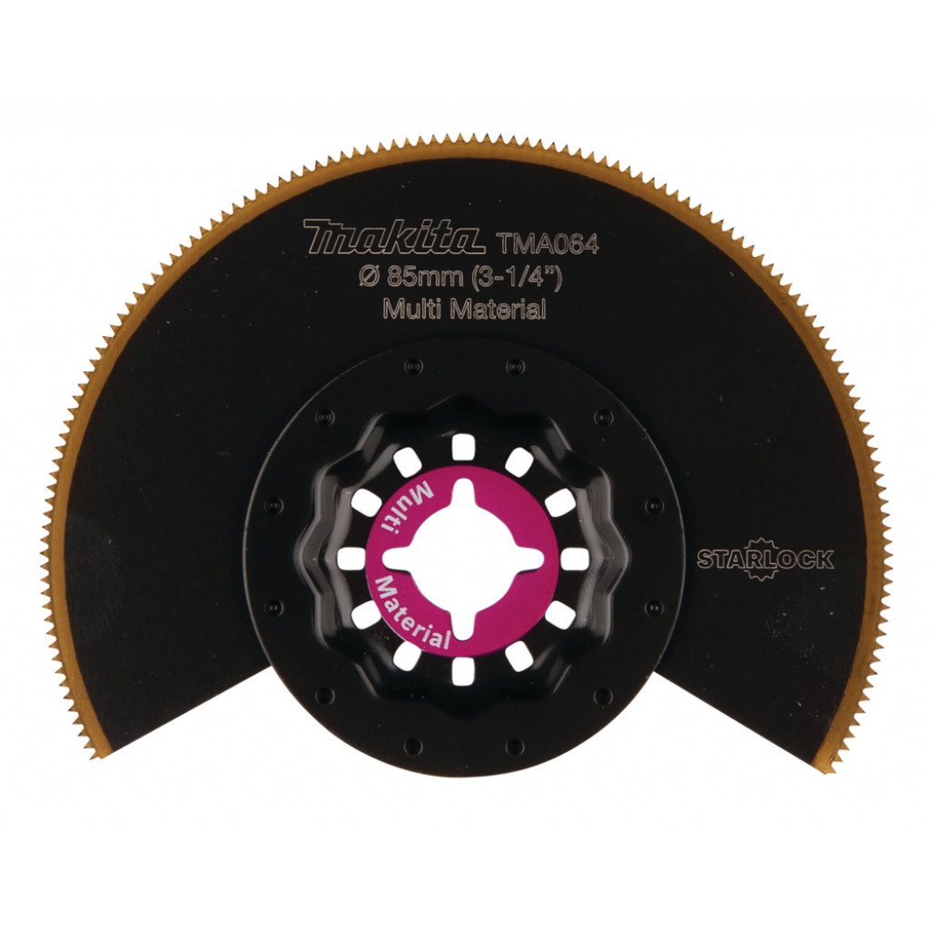 MAKITA TMA064 Multiblað 85mm Hálfmáni Gifs, ál ofl. Starlock