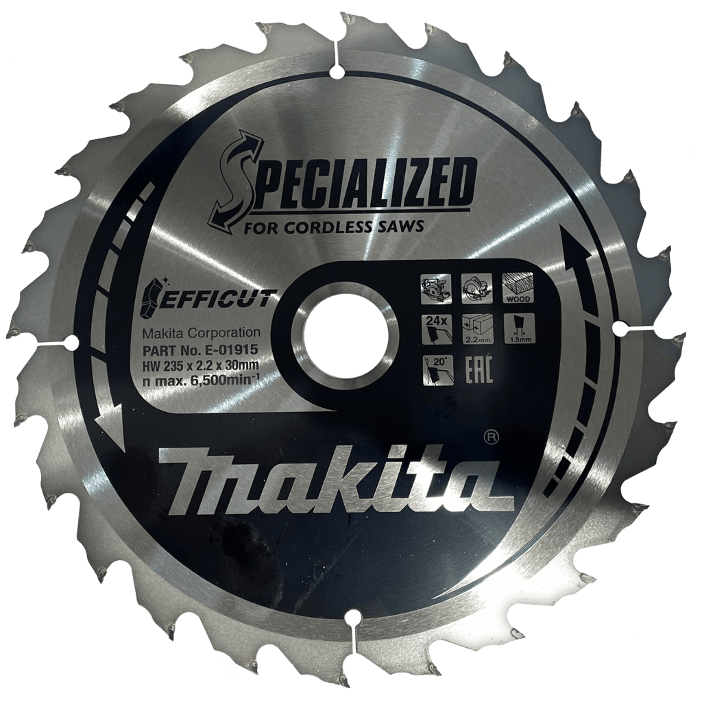 MAKITA Sagarblað Efficut TCT 235 x 30 mm - 24 T - Viður
