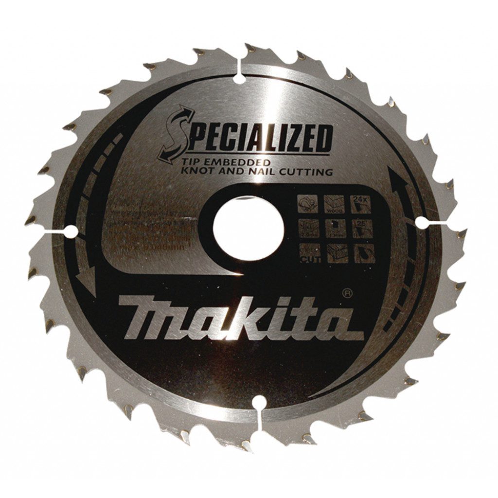 MAKITA Sagarblað Specialized TCT 190 x 30 mm - 24 T - Viður og Naglar