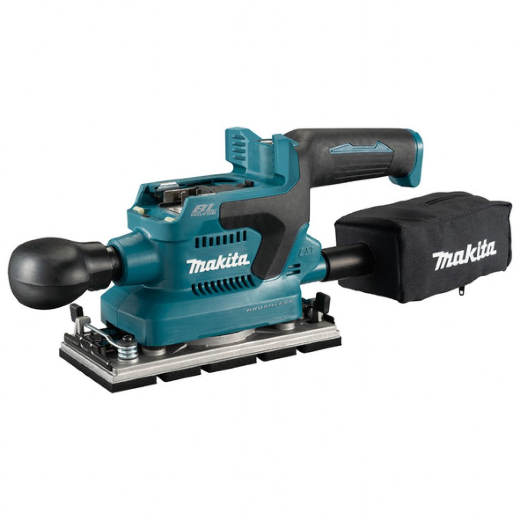 MAKITA 18V Pússari 93 x 185 mm - Klemma + AWS