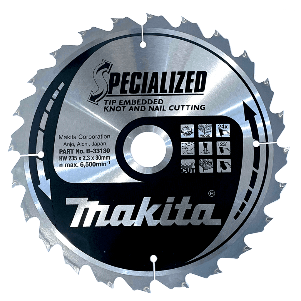 MAKITA Sagarblað Specialized TCT 235 x 30 mm - 24 T - Viður og Naglar