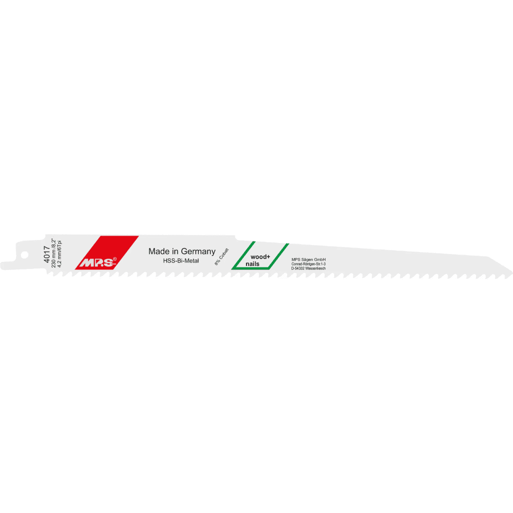 MPS Sverðsagarblað 230 mm Viður & Naglar