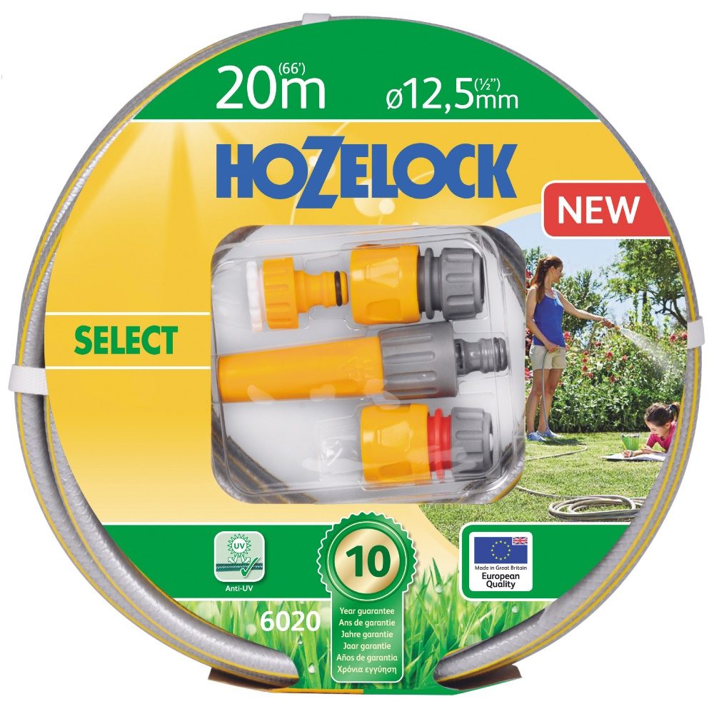 Hozelock Select Slanga 20m (með tengjum)