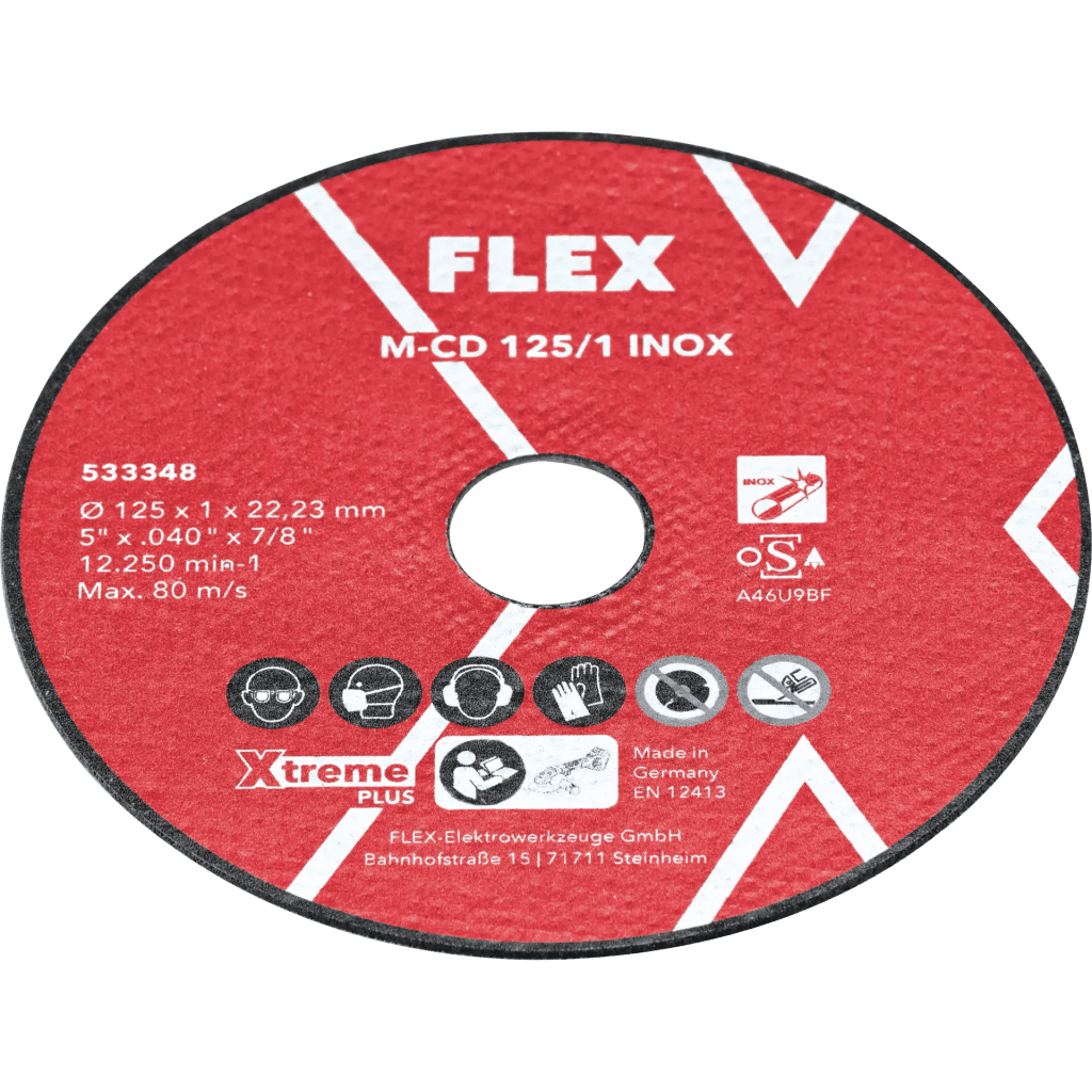 FLEX Skurðarskífa 125mm - M-CD 125/1 INOX Ryðfrítt