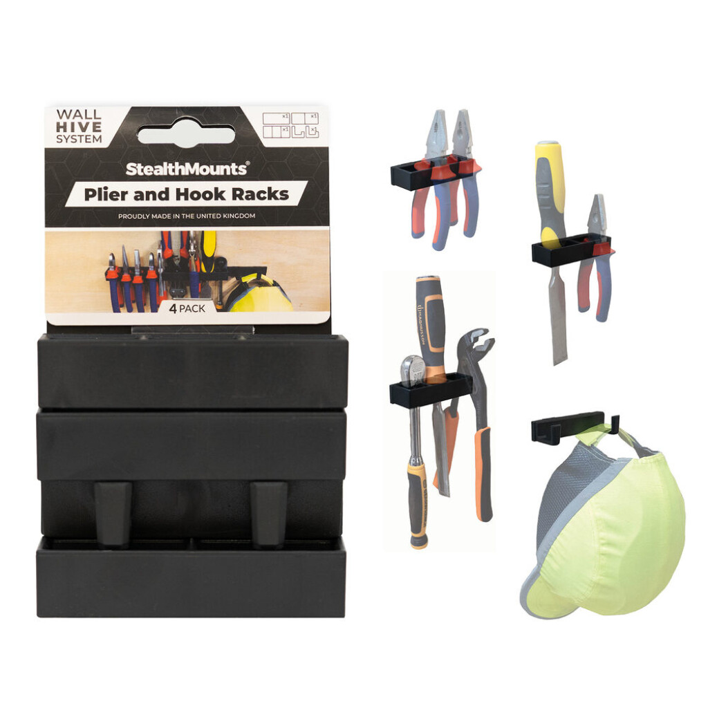 StealthMount Hive System Upphengi fyrir tangir ofl. (4stk)