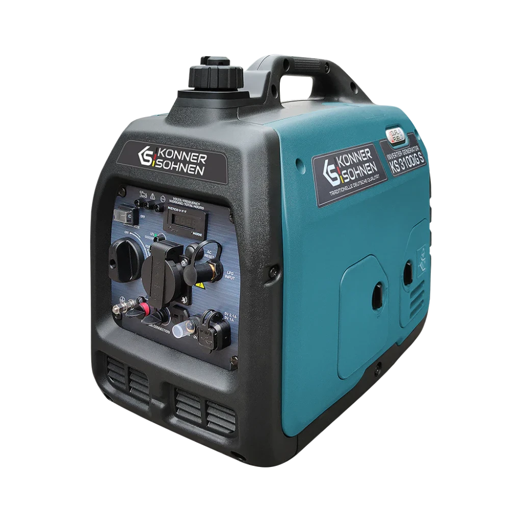 Könner & Söhnen KS 3100iG S bensínrafstöð (inverter) bensín/gas 3,1 kW