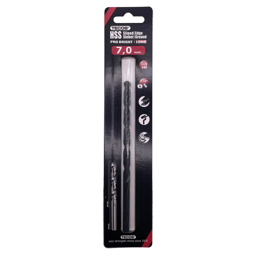 HSS stálbor Pro Langur 7,0×156mm 1 stk